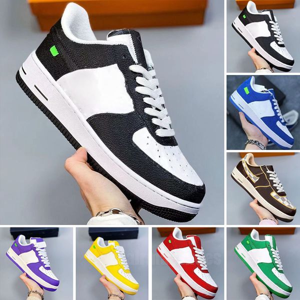 

casual shoes 2023 white low mens sneakers mca university blue designers sports one shoes size 36-45 kkkkkk, Black
