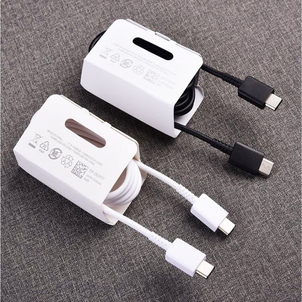 

original oem quality 1m 3ft usb c type-c to type c cables fast charging charger cable for samsung galaxy s22 s21 s20 s10 s9 s8 s7 note 10 pl