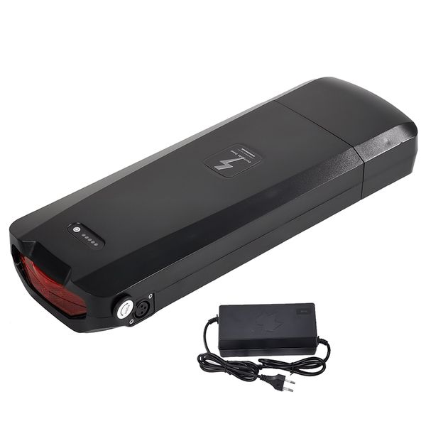 

electric bike rear rack battery 36v 48v 52v 17.5ah ebike lithium battery pack with samsung cell charger