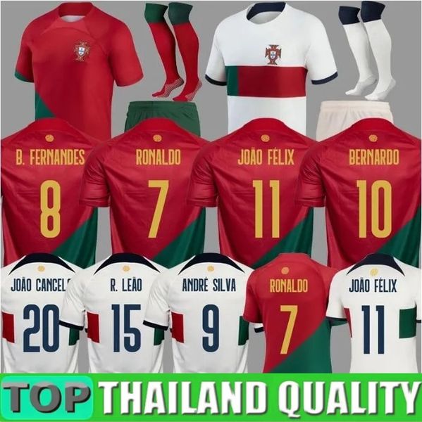 

2022 soccer jerseys portuguese bruno fernandes diogo j. world cup portuguesa retro joao felix 22 23 football shirt bernardo n. mendes portug, Black;yellow