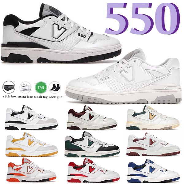 

mens nb womens running shoes 550 new paul bb 550s designer black cream white green team red sports sneakers platform loafers outdoor trainer