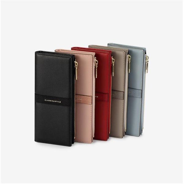 

hbp pu wallet fashion women purse card holder t3676-088249h, Red;black