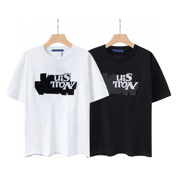 

men's plus tees & polos round neck embroidered and printed polar style summer wear with street pure cotton efe e2k, Black;brown