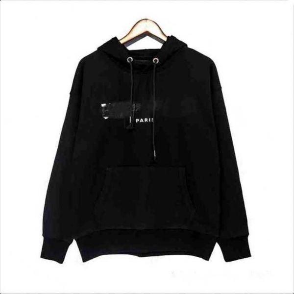 

22s men's hoodie hoodies palms palmangel city designer limited inkjet graffiti letter printing men's women's sailboat long-sl, Black