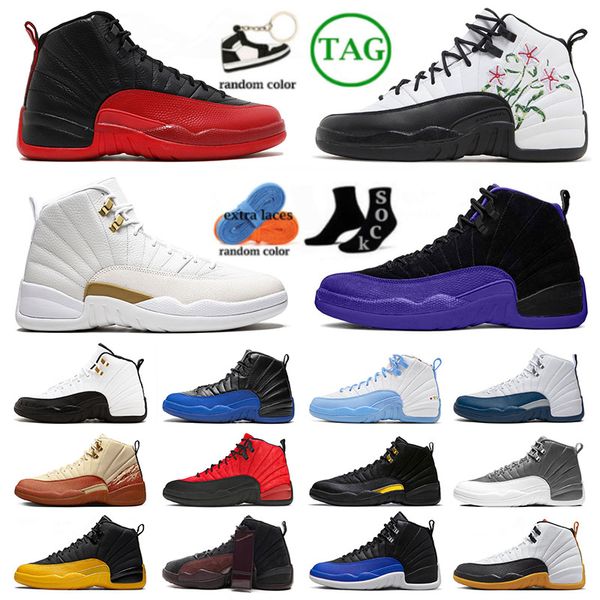 

designer jumpman 12 12s xii basketball shoes for mens a ma maniere black stealth floral eastside golf french blue hyper royal sports sneaker
