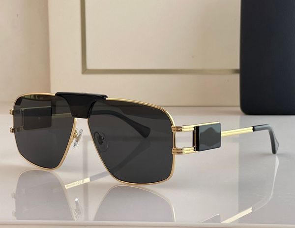 

fashion trendy designer 2251 mens sunglasses classic vintage metal square shape glasses outdoor leisure versatile style anti-ultraviolet pro, White;black