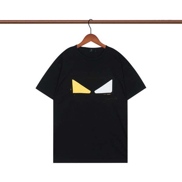 

men's t-shirt 2023 men's t-shirts fendyity fashion cotton soft wrinkle resistant printed letter casual student short sleeve 04-05, White;black