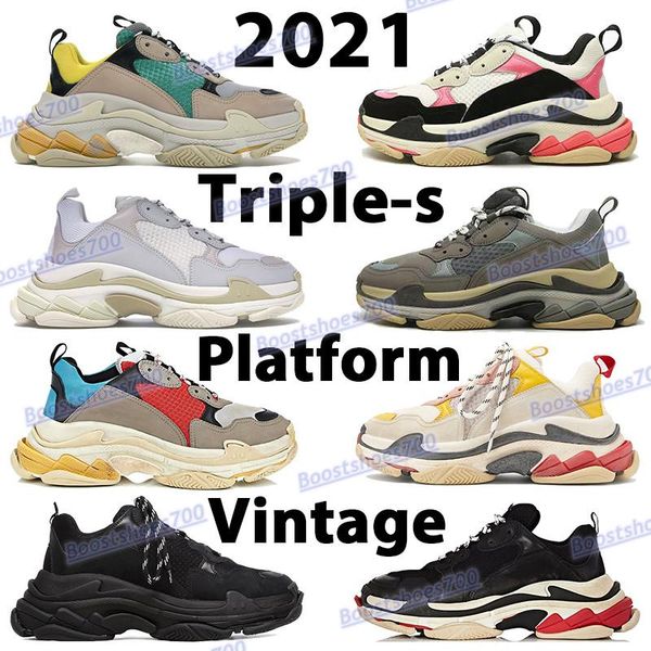 

balencigas balencaigaity paris triple-s platform sneaker men women fashion shoes beige green yellow gym red blue triple white b qcn