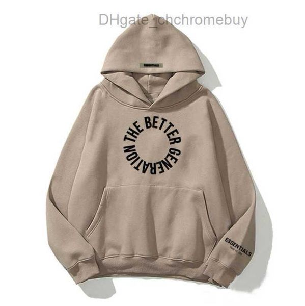

ess men's luxury sweatshirts jackets hoodies men women letter essentials pullover hooded street hip hop sweatshirt sweater hoodie casua, Black;brown