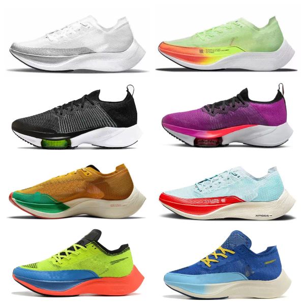 

zoomx vaporfly next% 2 pegasus women mens running shoes tempo streakfly proto nature rawdacious ekiden rawdacious aurora green jogging train, Black
