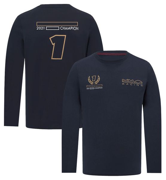 

new product f1 formula one racing suit lapel clothes team work clothes long sleeve t-shirt men customized