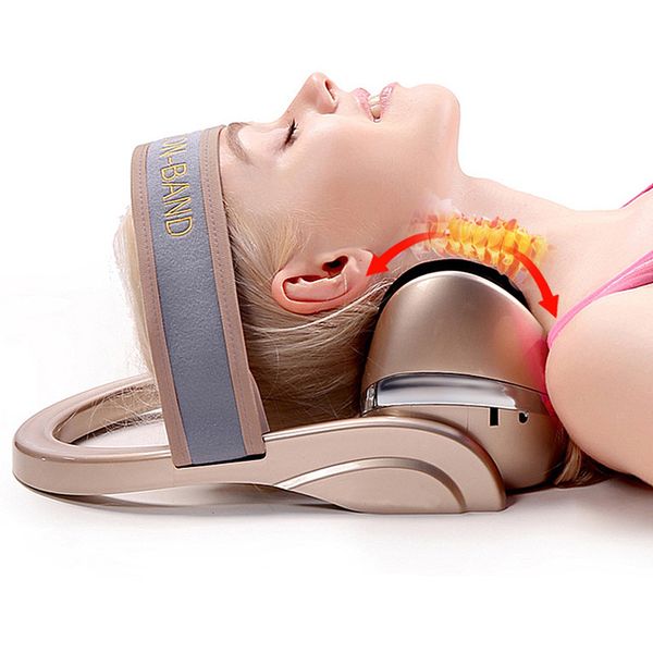 

face care devices electric neck massager infrared heating airbag traction vibration shoulder cervical spine support pain relief 230104