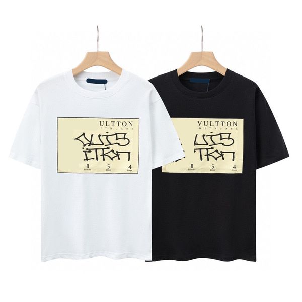 

men's plus tees & polos round neck embroidered and printed polar style summer wear with street pure cotton fwwf, Black;brown