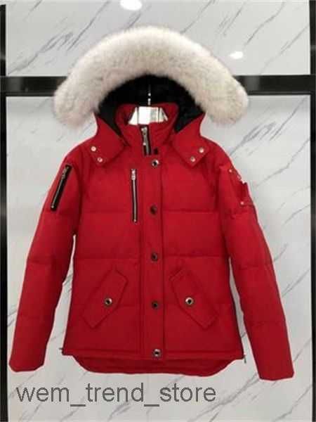 

homme down jacket men's fashion warm moose pattern thick windproof downs coat outdoor active wear waterproof 2 mooses knuckles ddj8, Black