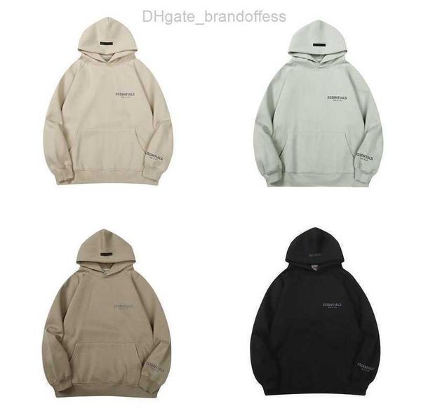 

sweatshirts fashion men's luxury essentials jackets hoodies ess men women letter pullover hoodie hooded sweater casual sweatshirt coup, Black;brown