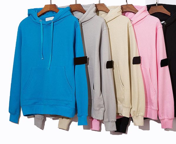 

hoodies & sweatshirts spring autumn essential stone five colors is land style streetwear hoody hoodie mens sweatshirt fashion cotton casual, Black