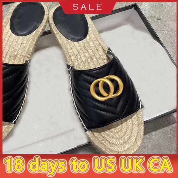 

designer summer beach slippers fashion loafers lazy platform flops leather letters lady cartoon slides women shoes metal ladies sandalspwzt, Black