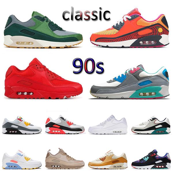 

90 men running shoes 90s women mens triple black premium pro green red peace love bacon black infrared cool grey classic batman outdoor spor