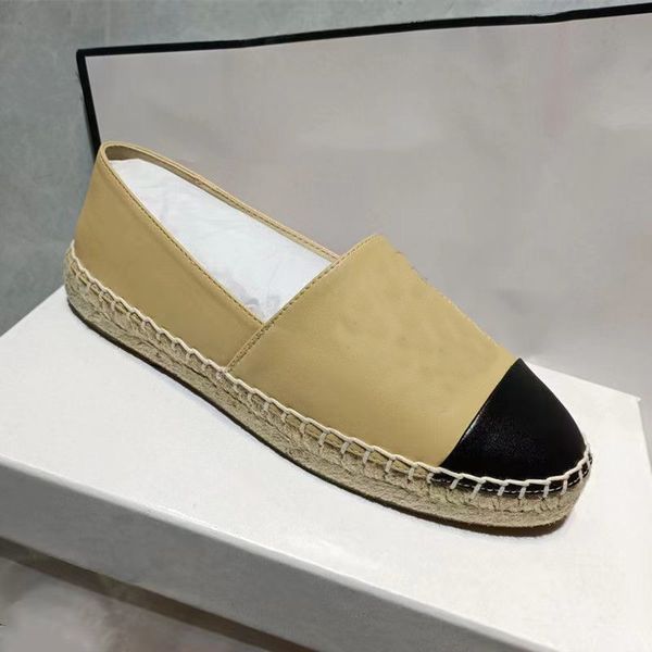 

2023 luxurys casual shoes women espadrilles summer ladies flat beach half slippers fashion woman loafers fisherman canvas shoe