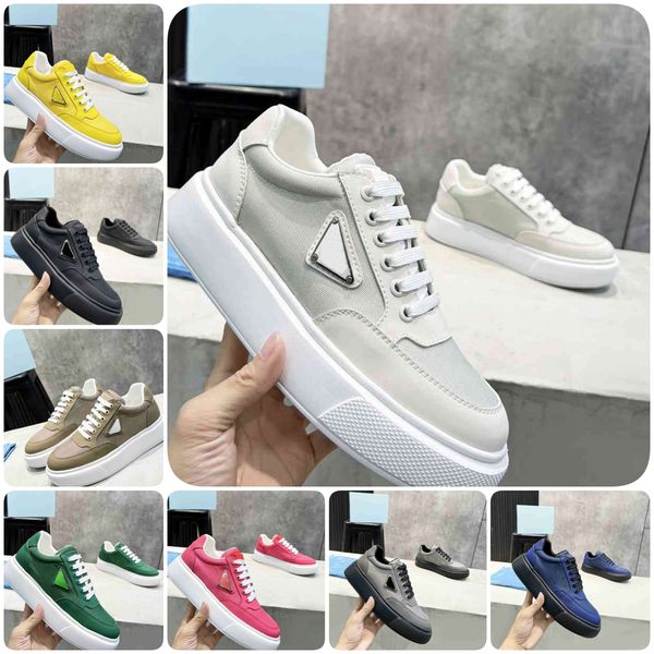 

2023 fashion casual shoes women men couple platform sneaker nylon home genuine leather multicolor sneakers spring outdoor walking sneakers, Black