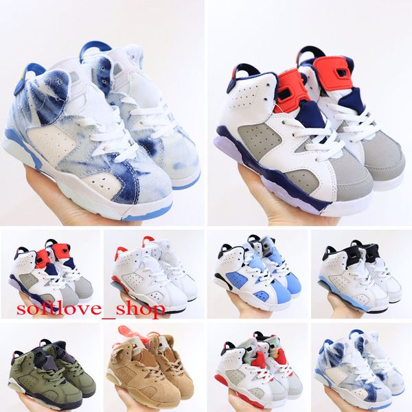 

2021 children basketball shoes boys girls kids sneakers youth gift sports toddlers 26-35, Black