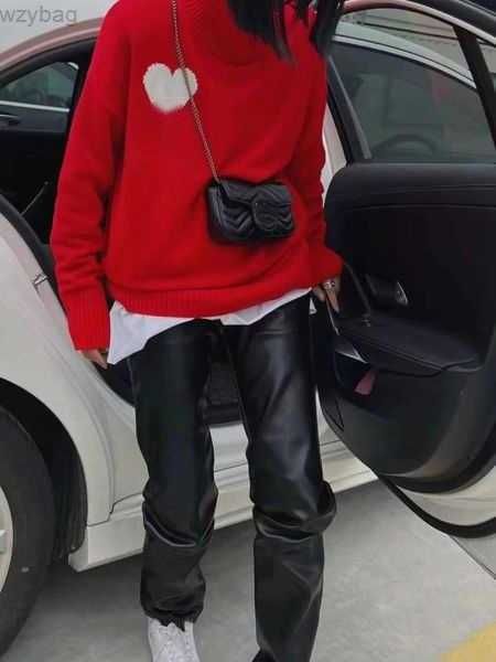 

men's sweaters designer winter fashion amis love collar knitted casual pullover women's 11, Black