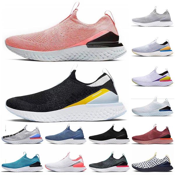 

original epic react mens womens fly knit v2 jogging running shoes bright orange white black yellow plum blue purple bright orange burgundy s