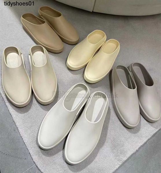 

sandals sliders oat extralight mens trainer designers fog women almond cream concrete cement fears of god the california slip-on original, Black