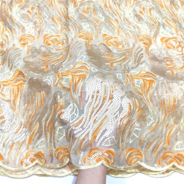 

unique nigerian cord lace fabric 2023 sequin african gold guipure cord laces fabrics for party, Black;white