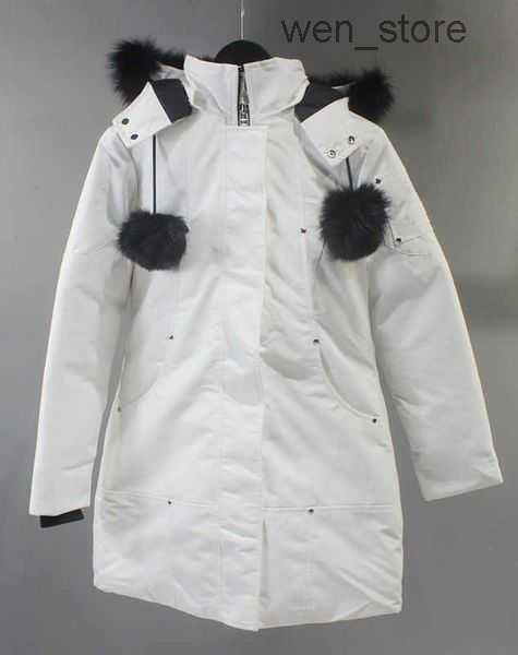 

homme down jacket men's fashion warm moose pattern thick windproof downs coat outdoor active wear waterproof 7 mooses knuckles ep18, Black