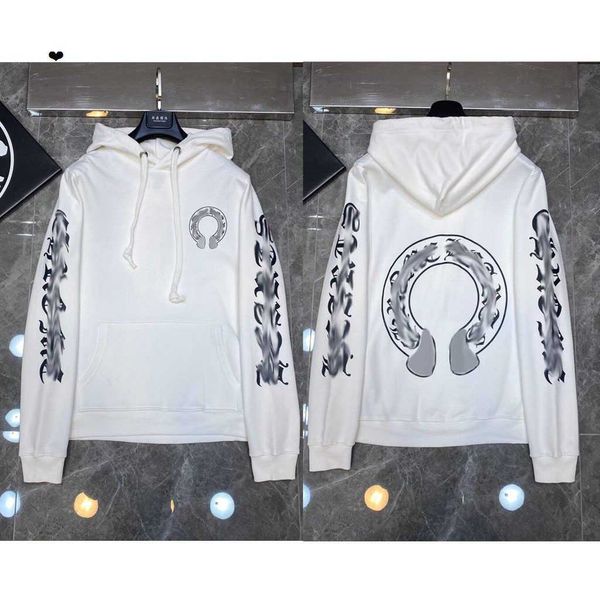 

men's hoodies sweatshirts ch winter print pullover rome hooded hearts arm quality loose romeheart sanskrit 3i1d, Black