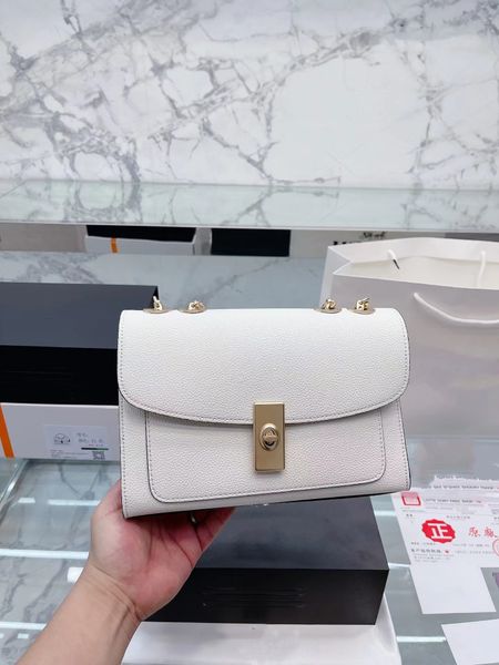 

fashion shoulder bag designer bags women crossbody handbags white genuine leather chain pochette classic flap purses designer woman handbag
