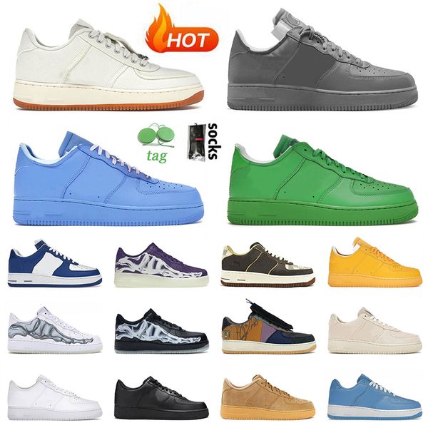 

one designer classic 1 type shoes flats trainers ow x brooklyn mca university blue ghost grey ts x cactus jack skeleton white sneakers outdo, White;red
