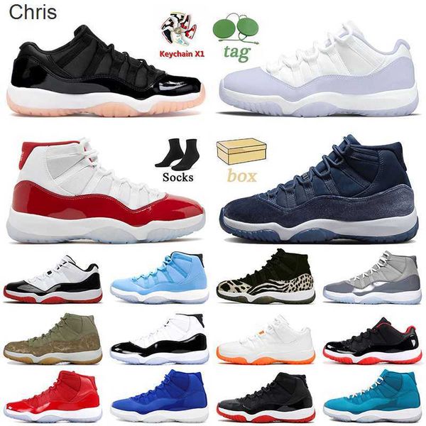 

designer shoes 2023 low bleached coral 11s basketball shoes midnight navy jumpman 11 cherry cool grey pantone miamis dolphins reto bred j11, Black;white