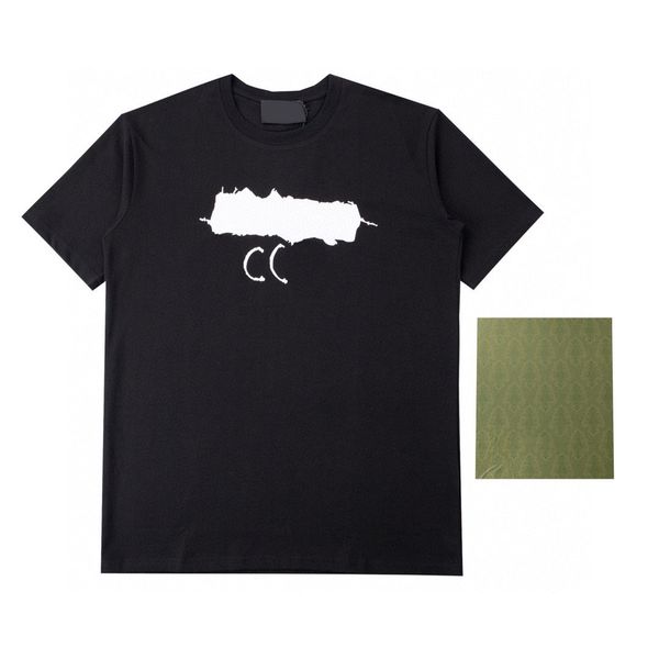 

men's plus tees & polos designer round neck embroidered and printed polar style summer wear with street pure cotton osq5, Black;brown