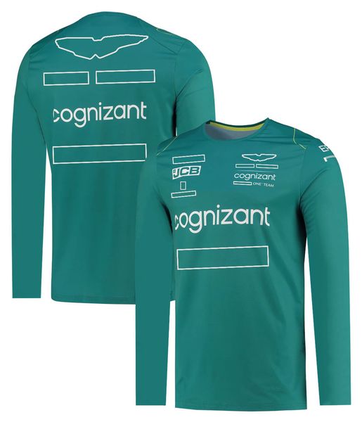 

f1 formula one long-sleeved t-shirt car team uniform 2022 new product racing suit crewneck casual customization