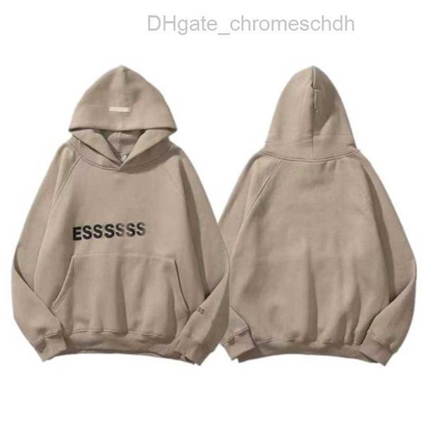 

sweatshirts men's luxury essentials jackets ess hoodies men women chest letter pullover loose hooded sweatshirt sweater casual hoodie, Black;brown