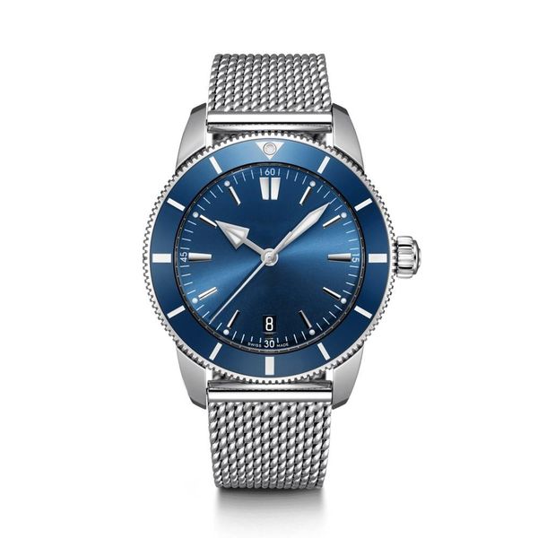 

2023 u1 grade aaa 2022 luxury superocean heritage watch 44 mm b20 steel belt automatic mechanical quartz movement full working quality wrist, Slivery;brown