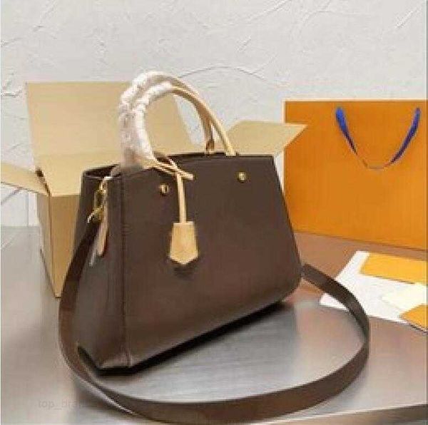 

2023 luxurys designers handbags purses montigne bag women tote brand letter embossing leather crossbody shoulder bags top
