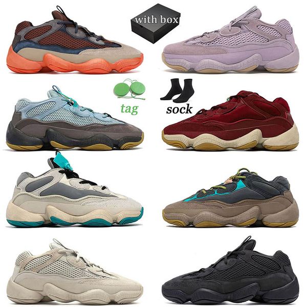 

with box men women 500 running shoes granite brown clay mesh quality utility black stone soft vision bone white blush new 500s trainers desi