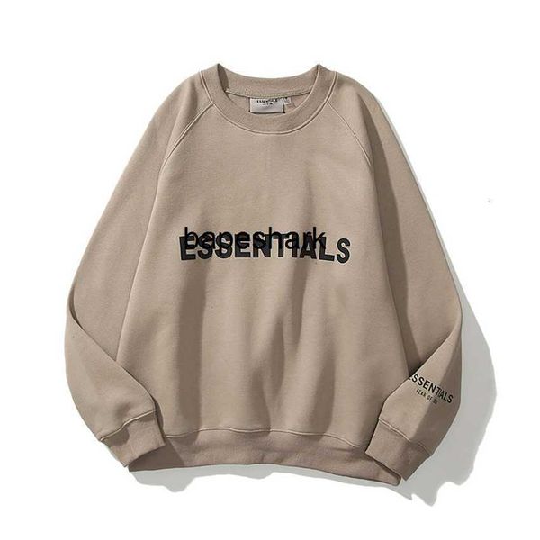 

brand hoodie sweatshirt double line essentials fashion new products chest soup seal lovers garden collar sweater, Black;brown