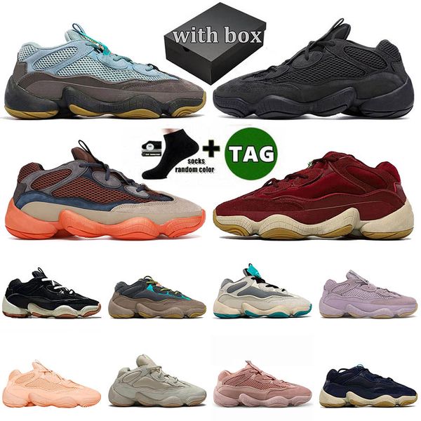 

designer granite 500 og running shoes mens women utility black bone white clay brown ash grey blue orange blush desert rat 500s taupe light