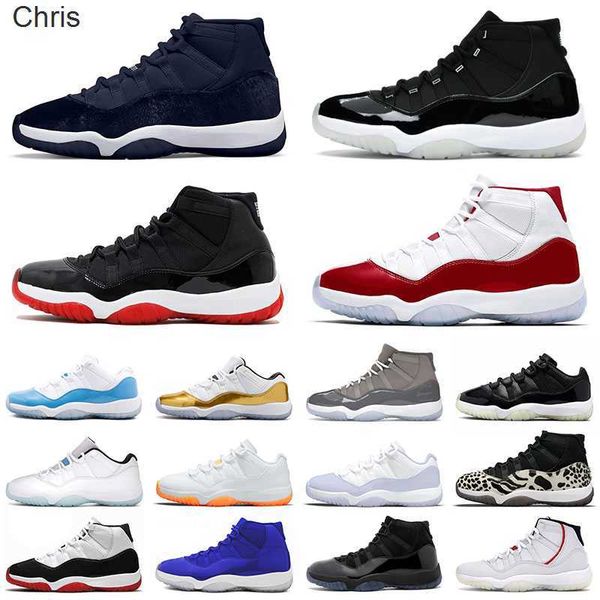 

designer shoes big size us 13 jumpman 11 basketball shoes 11s j11 midnight navy offs white cool grey cherry trainers low 72-10 jorden cherry, Black;white