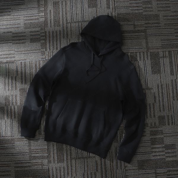 

mens hoodies 21fw men's sweatshirt coat extended jacket long line hip hop street rock and roll hooded sweater coats jumpert, Black