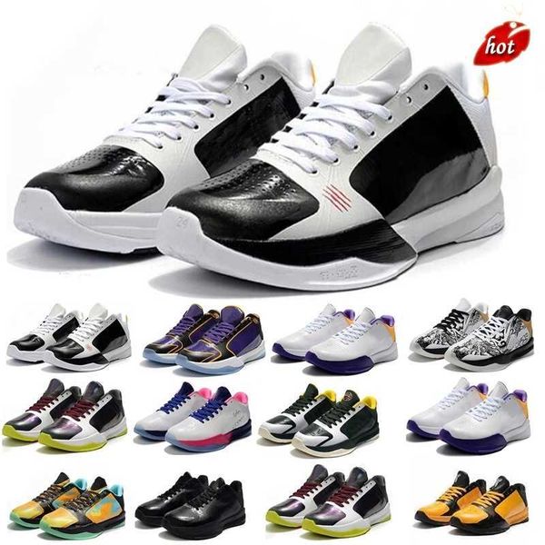 

2023 high basketball shoesprotro mamba zoom 5 5s mens shoes mambacita blackout bruce lee chaos released dark knight