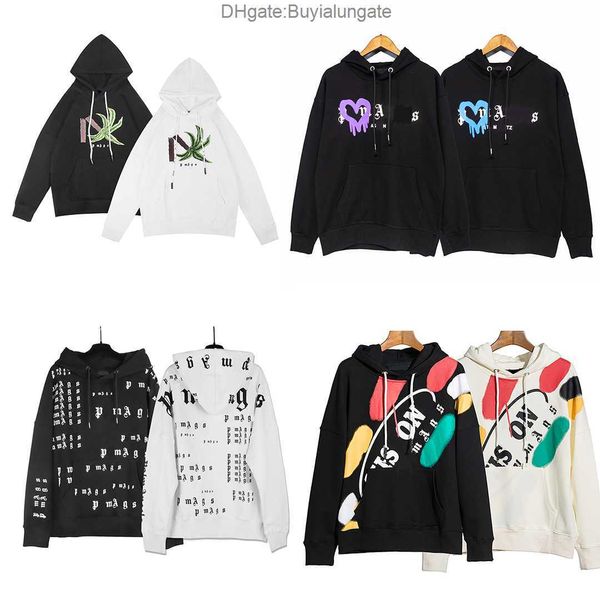 

mens palms designer hoodie lettering womens angels fashion casual sweatshirt size s/m//xl f6v6, Black