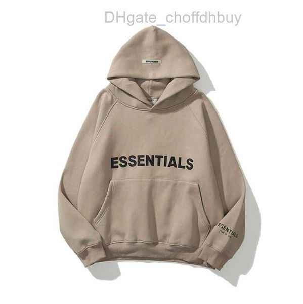 

jackets luxury men's ess sweatshirts hoodies men women essentials chest letter sweater sportswear hooded casual pullover couple sweats, Black;brown