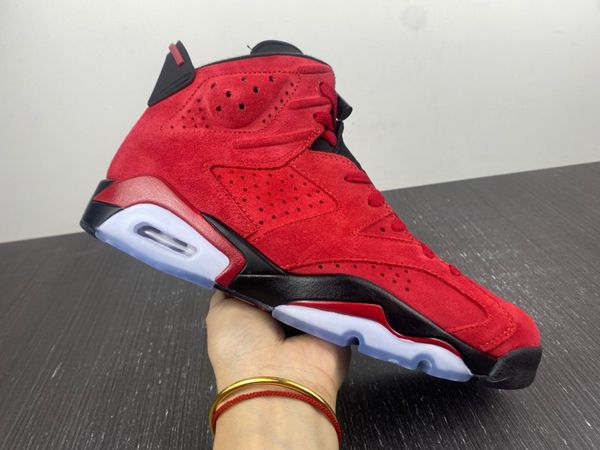 

2023 original quality 6s toro basketball shoes mens designer shoes 6 varsity red black sports sneakers comen with box size us7-13
