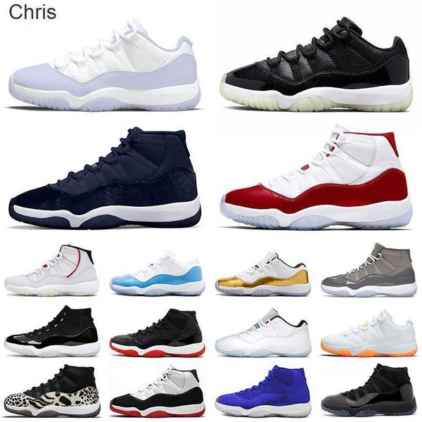 

designer shoes jumpman 11 men basketball shoes 11s cherry athletic low 72-10 cherry space jam sports women pure violet trainers j11 midnight, Black;white