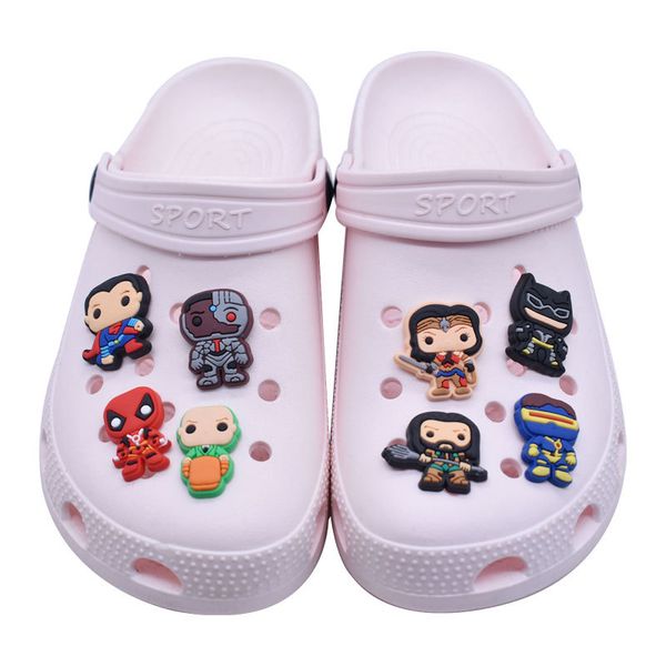 

anime charms wholesale childhood memories super hero boys toys funny gift cartoon charms shoe accessories pvc decoration buckle soft, Blue